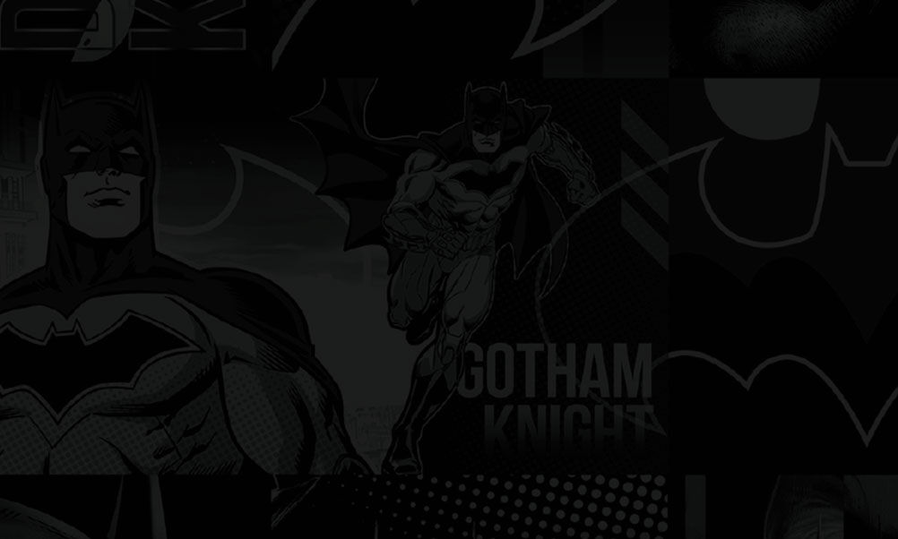 DC Comics Batman comic background with Blue hue