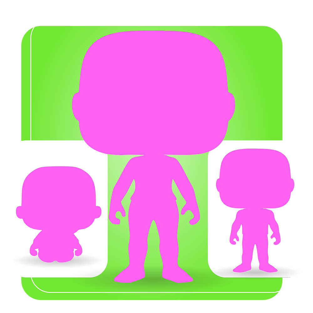 Green square with Funko custom POP! Yourself builder starting options